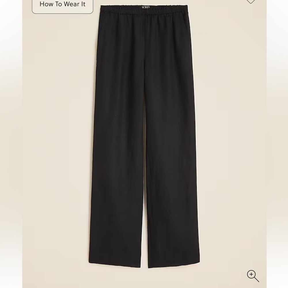 J. Crew linen ankle length pants